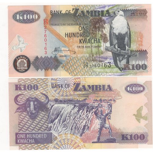 Zambie 100 Kwacha 2006 Neuf Unc