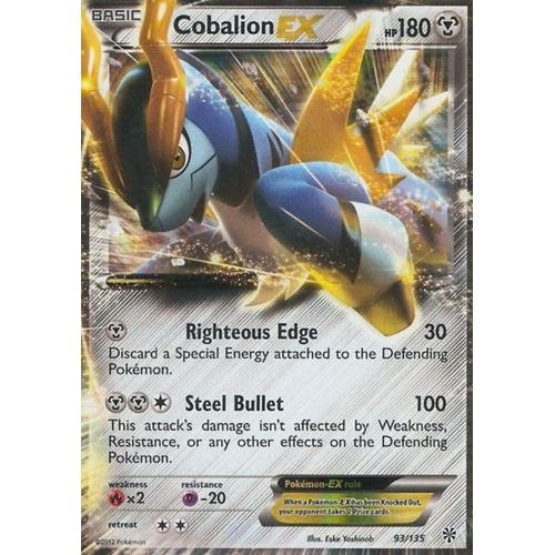 Cobaltium Ex - 93/135 Pokemon Team Plasma