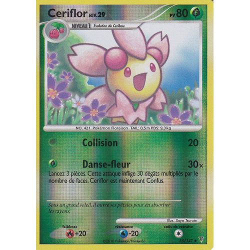 Carte Pokemon - Ceriflor - 55/147 - Reverse - Vainqueurs Supreme -