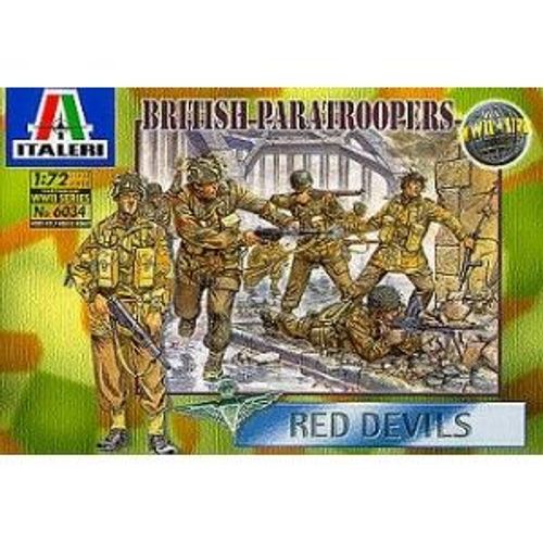 Maquette - Parachutistes Anglais - Les Diables Rouges-T2m