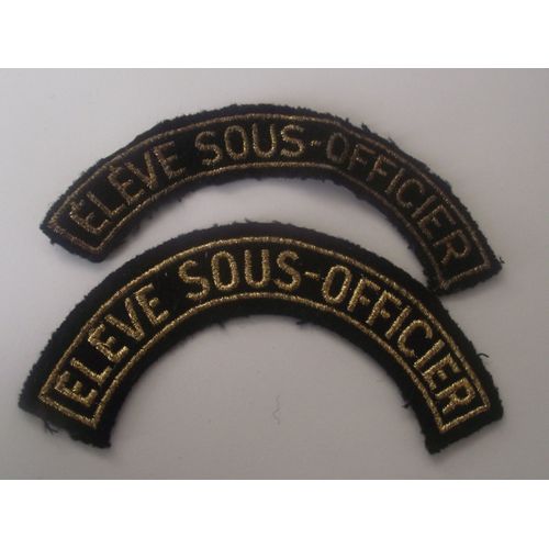 Écussons À Coudre Rond De Bras Élève Sous-Officier Armée De L'air
