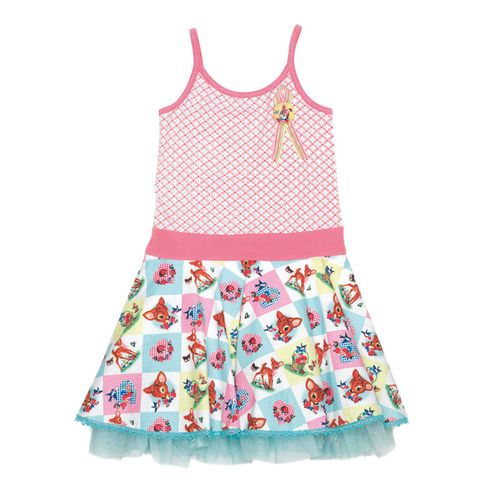 Mim-Pi Robe Bambi Rose 10 Ans Été 2013- Dress 140 Neuf
