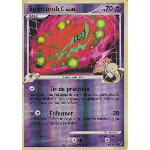 Spiritomb [C] - 84/147 - Uncommon - Reverse Holo - Pokemon Singles »  Platinum: Supreme Victors - Pink Bunny Games LLC