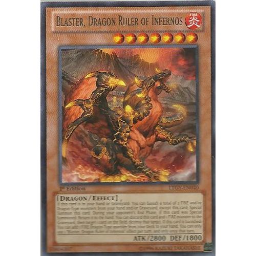 Blaster Maitre Dragon Des Brasiers - Ltgy Fr040 - Rare
