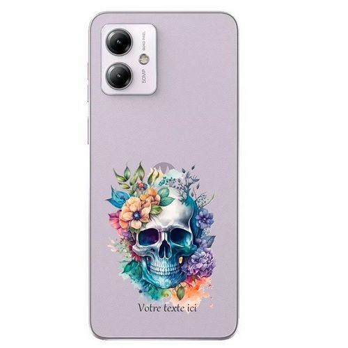 Coque Pour Moto G84 5g Mort Fleur Pastel Personnalisee