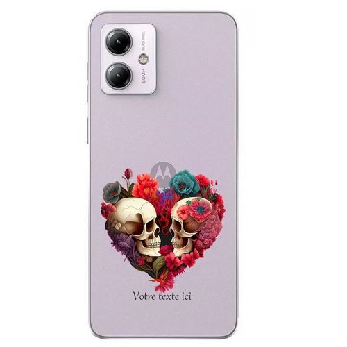 Coque Pour Moto G84 5g Mort Love Et Coeur Personnalisee