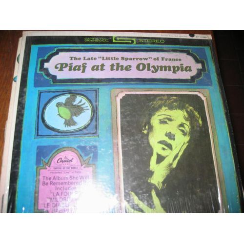 Pressage Usa  The Late Little Sparrow  Of France  At The Olympia