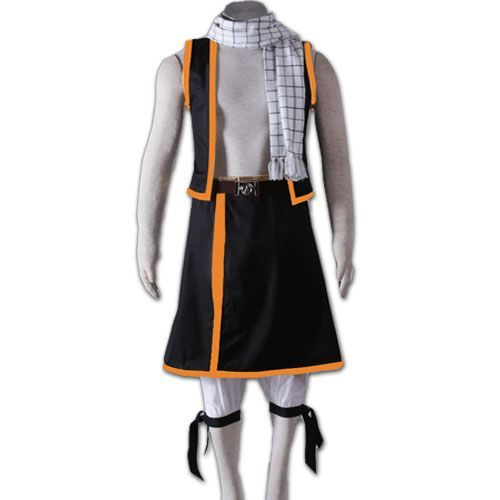 Cosplay Costume Ensemble Vetement Haut Maillot  Short Echarpe Écharpe Scarf Cosplay  Natsu