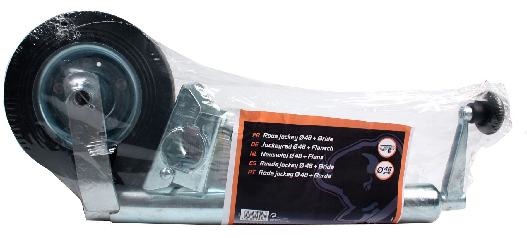 Xlpt Roue Jockey Avec Fourche D.48mm + Bride