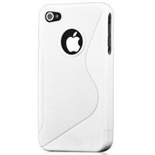 Etui Housse S-Line Tpu Gel Blanc Pour Apple Iphone 4 4s