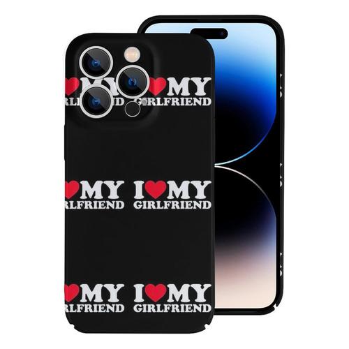 Iphone Samsung Coque J'aime Ma Copine Chemise Je Coeur Ma Copine Chemise Gf Compatibilité Pour Étui 18 17 16 15 14 13 12 Plus Pro Max Galaxy S25 S24 S23 S22 Ultra Note 20