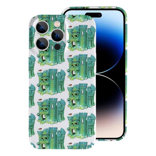 Iphone Samsung Coque Retro - Castle Grayskull - Le Jeu De Jeu Le Plus Puissant De L'univers !! Compatibilité Pour Étui 18 17 16 15 14 13 12 Plus Pro Max Galaxy S25 S24 S23 S22 Ultra Note 20