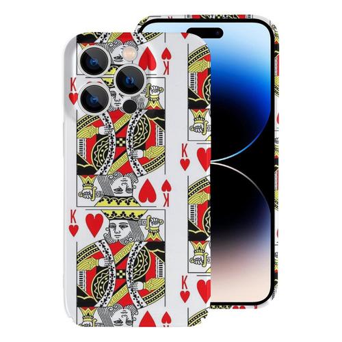 Iphone Samsung Coque King Of Hearts Classic Card Deck Casino Poker K Hearts Compatibilité Pour Étui 18 17 16 15 14 13 12 Plus Pro Max Galaxy S25 S24 S23 S22 Ultra Note 20
