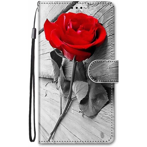 Coque Pour Honor X6 / Honor X8 5g / Honor 70 Lite Cuir Antichoc Avec Support Clapet Design Silicone Motif Dr?Le Etui Bumper Kickstand Case Cover Housse Fille Femme Homme Portefeuille - Rose