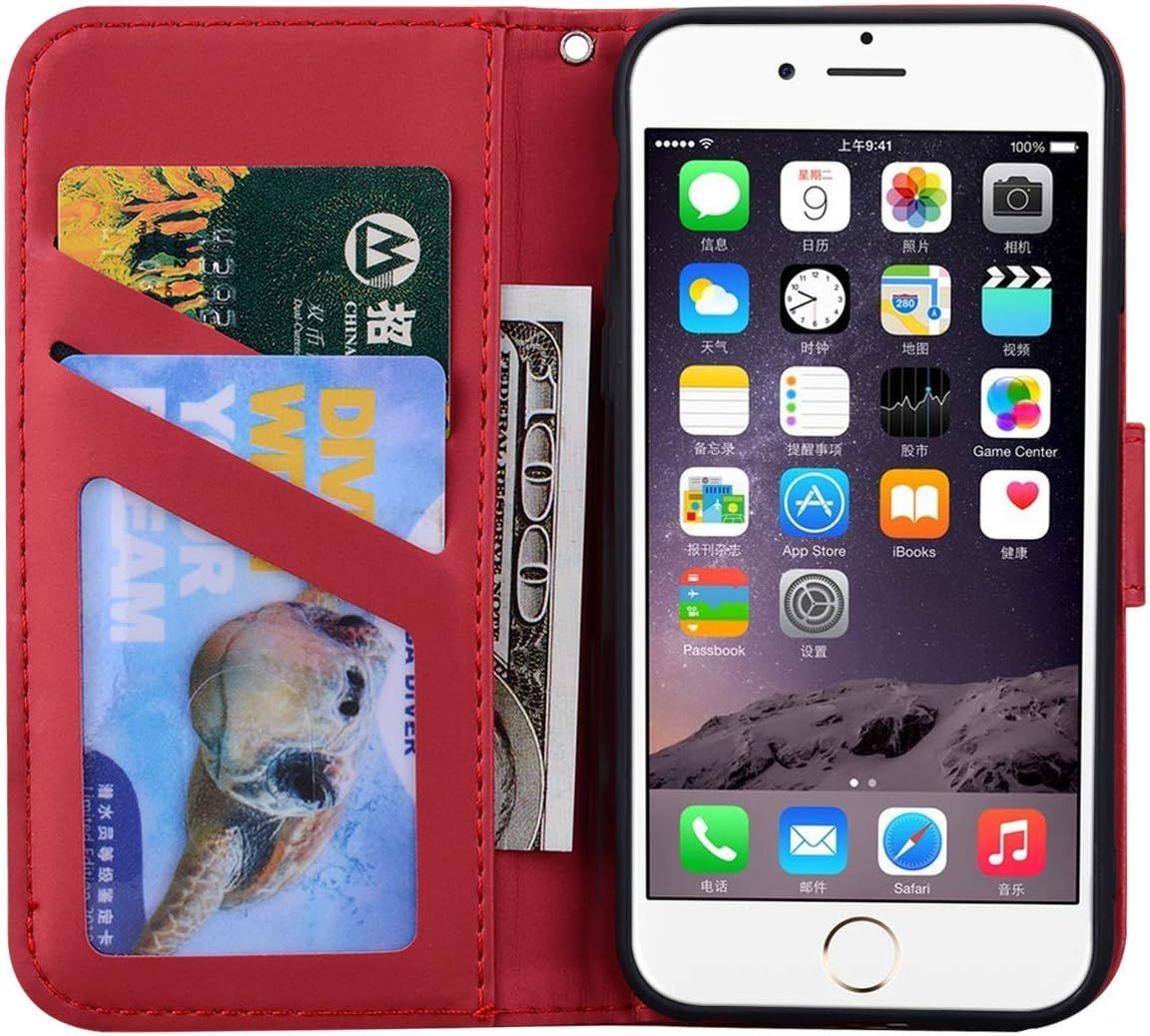 Coque Iphone 6 Plus,Coque Iphone 6s Plus,Housse En Cuir 3d C... - 3