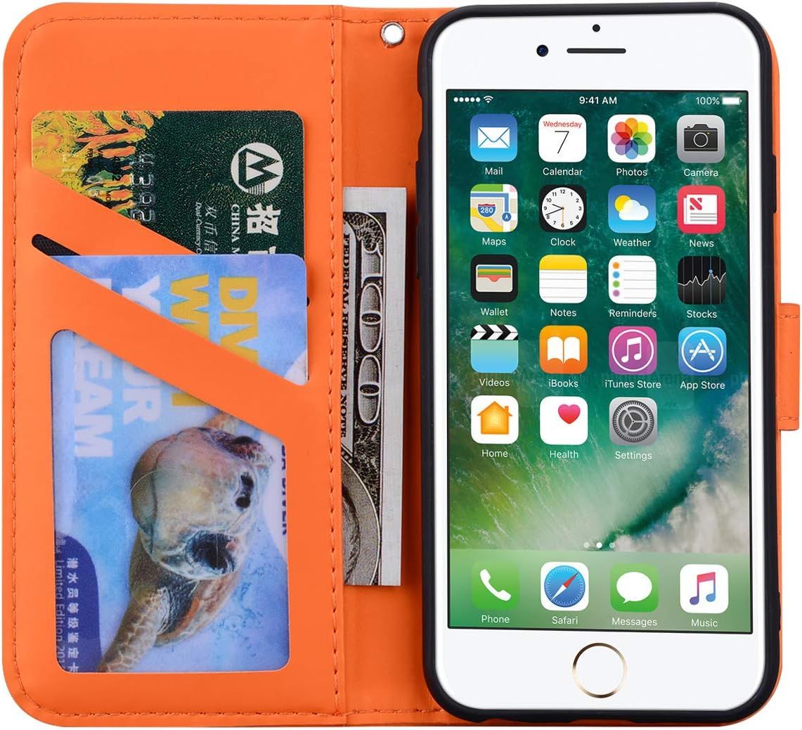 Coque Iphone 7 Plus,Coque Iphone 8 Plus,Housse En Cuir 3d Gr... - 2