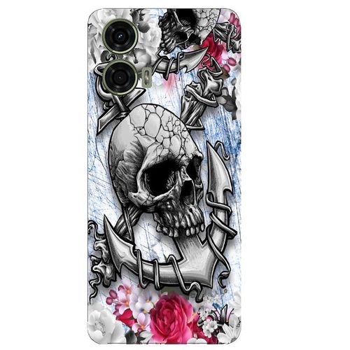 Coque Pour Moto G73 5g Mort Et Ancre Marine