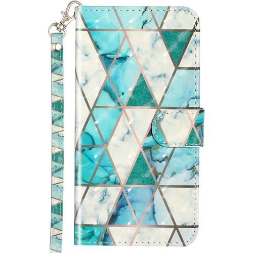 Cuir Coque Pour Iphone 5/5s/Se 2016 Antichoc Avec Support Clapet Design Silicone Animal Motif Dr?Le Etui Bumper 360 Kickstand Case Cover Housse Fille Femme Homme Portefeuille - Marbre