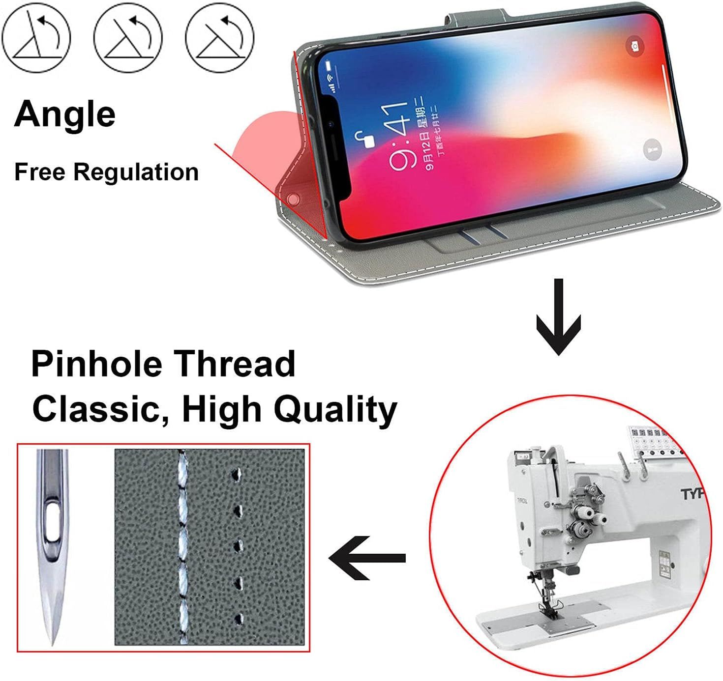 Cuir Coque Pour Xiaomi Redmi Note 9 Pro/Note 9s Antichoc Ave... - 7