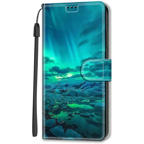 Cuir Coque Pour Xiaomi Redmi 7a Antichoc Avec Support Clapet Design Silicone Animal Motif Dr?Le Etui Bumper Kickstand Case Cover Housse Fille Femme Homme Portefeuille - Aurore