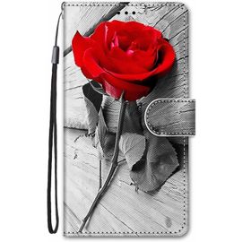 Coque Pour Honor 90 Lite 5g Cuir Antichoc Avec Support Clapet Design Silicone Motif Dr?Le Etui Bumper Kickstand Case Cover Housse Fille Femme Homme Portefeuille - Rose