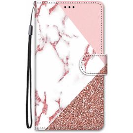 Coque Pour Honor 90 Lite 5g Cuir Antichoc Avec Support Clapet Design Silicone Motif Dr?Le Etui Bumper Kickstand Case Cover Housse Fille Femme Homme Portefeuille - Marbre