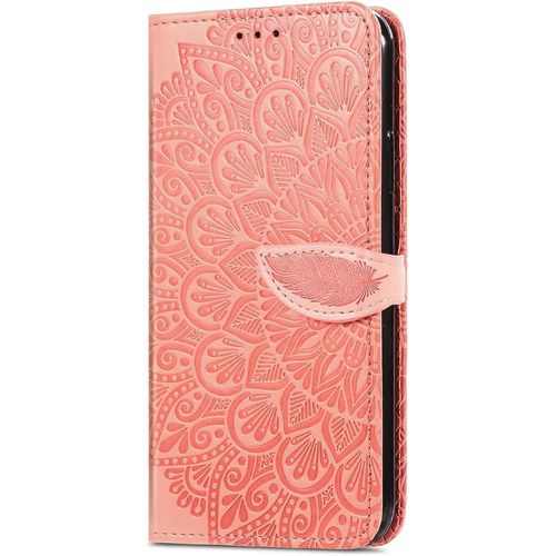 Coque Pour Zte Axon 30s, Housse En Cuir Pu Premium Portefeuille De Protection, Flip Case Premium Avec Emplacement De Cartes.(Orange)