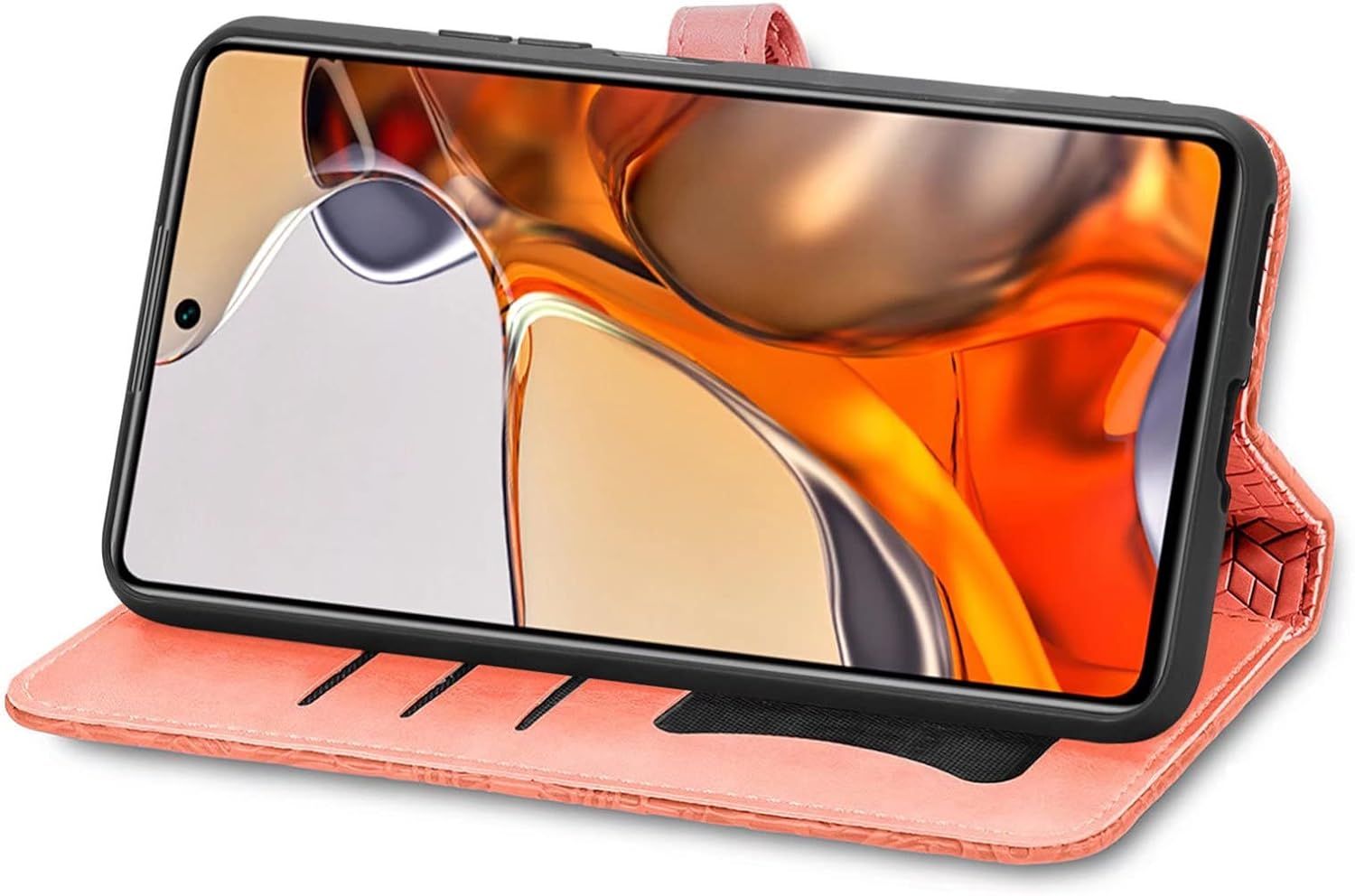 Coque Pour Zte Axon 30s, Housse En Cuir Pu Premium Portefeui... - 5