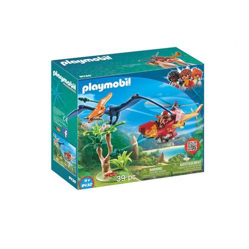 Playmobil The Explorers 9430 - Hlicoptre Et Ptranodon