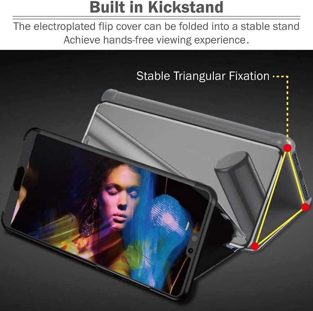 Housse Etui Pour Honor 70 Coque, Mirror Case Anti-Rayures An... - 3
