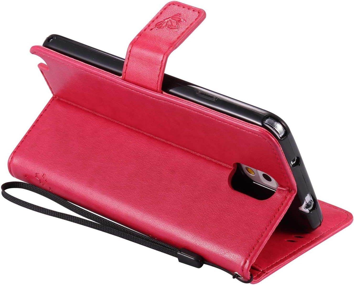 Coque Pour Samsung Galaxy Note 3, Etui En Cuir Pu Portefeuil... - 5