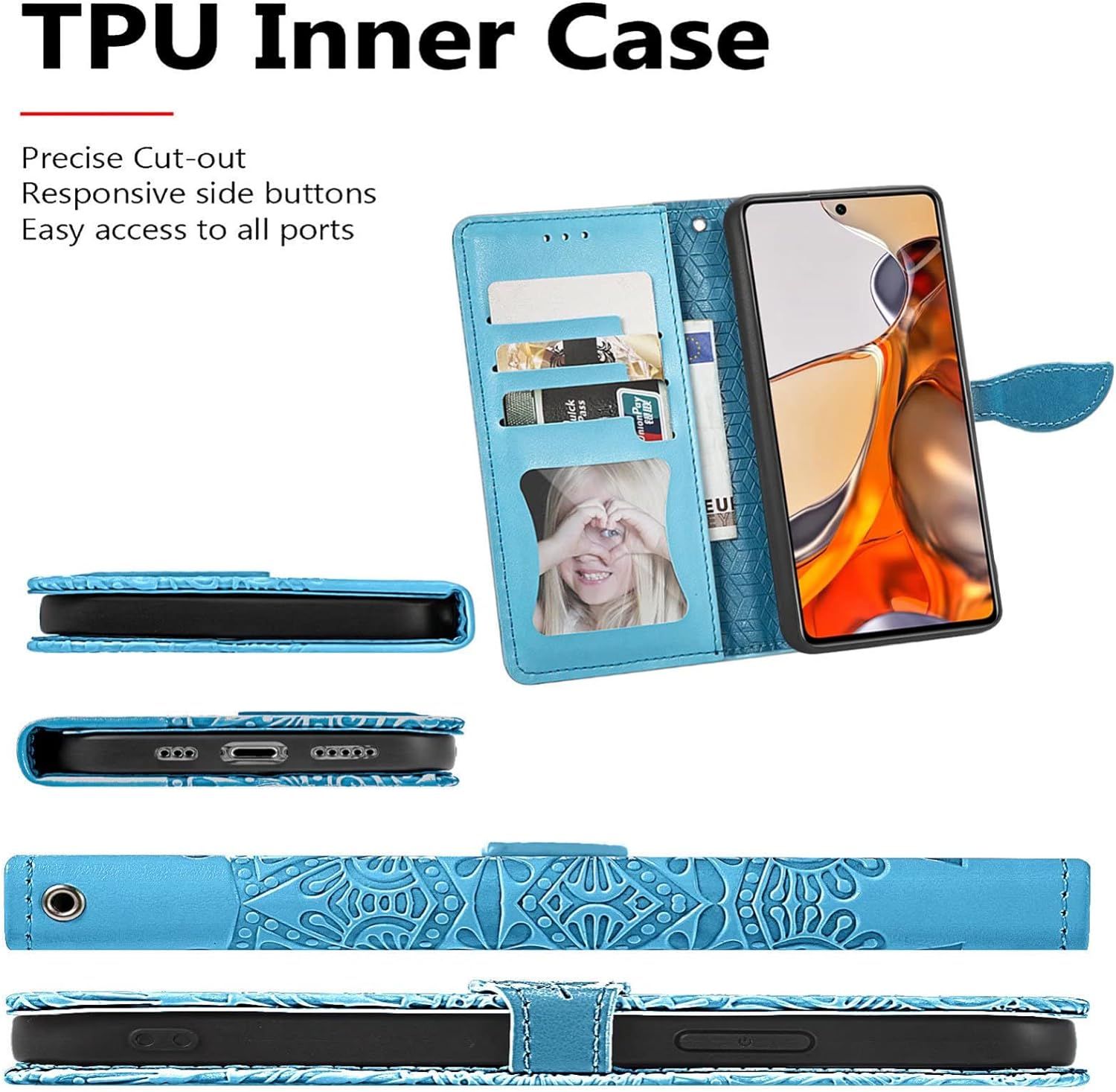 Coque Pour Zte Axon 40 Ultra Space Edition, Housse En Cuir P... - 4