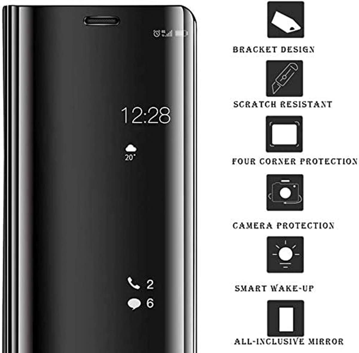 Housse Etui Pour Xiaomi Redmi A1 Coque, Mirror Case Anti-Ray... - 7