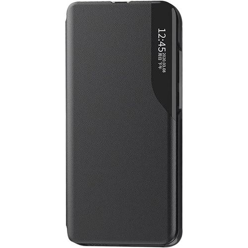 Coque Pour Honor X6 / Honor X8 5g / Honor 70 Lite, Elegant Translucide View Standing Flip Etanche Ultra Mince Antichoc Anti-Rayures Coque Etui Housse - Noir