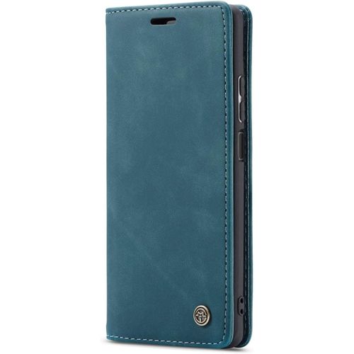 Coque Compatible Avec Iphone 5/5s/Se,Coque Rabat Cuir Avec Magnetique,Housse Protection Portefeuille Etui Cartes Stand Fonction (Bleu)