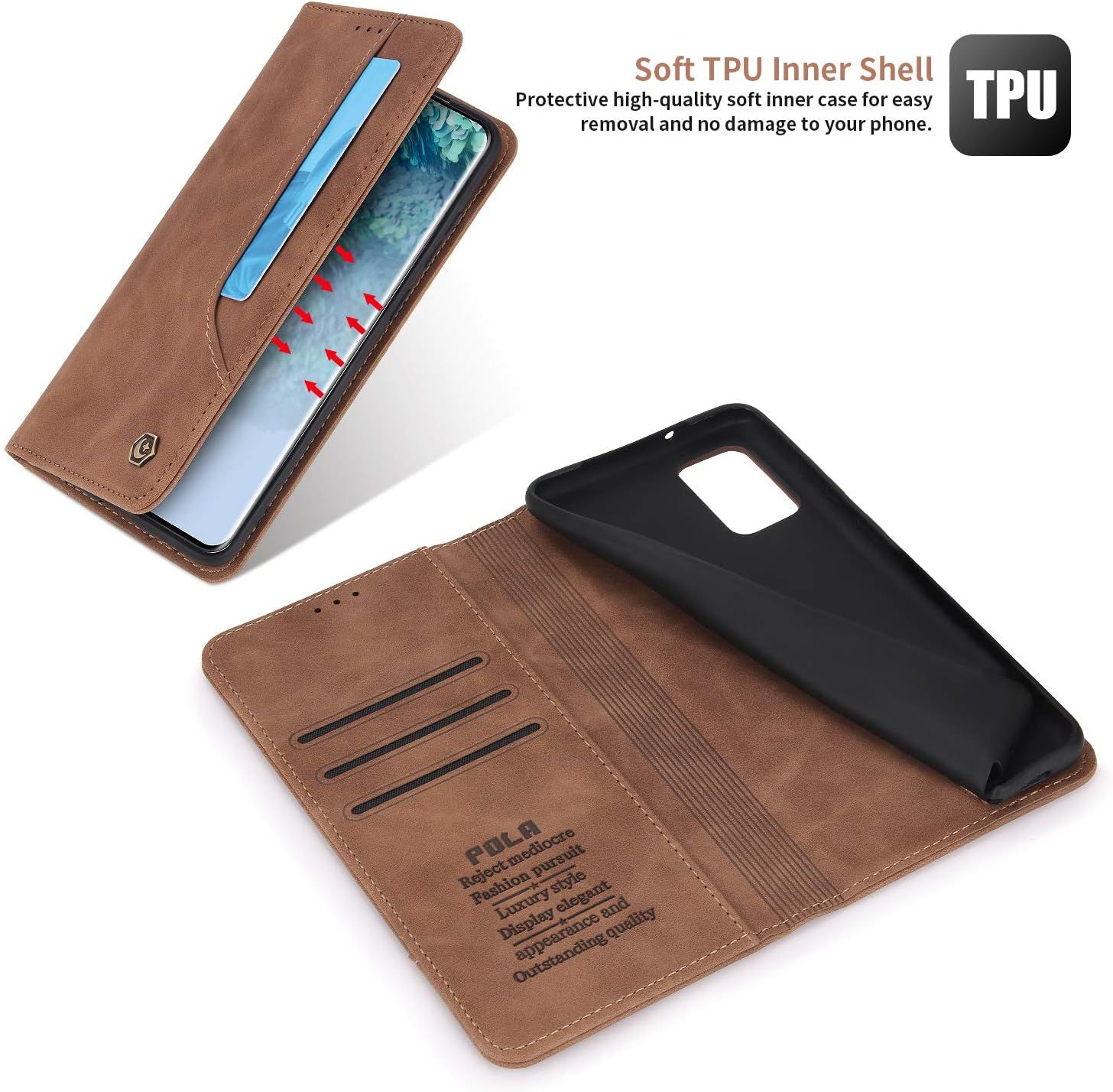 Coque Samsung Galaxy Note20 Housse Etui Flip Kickstand Suppo... - 3