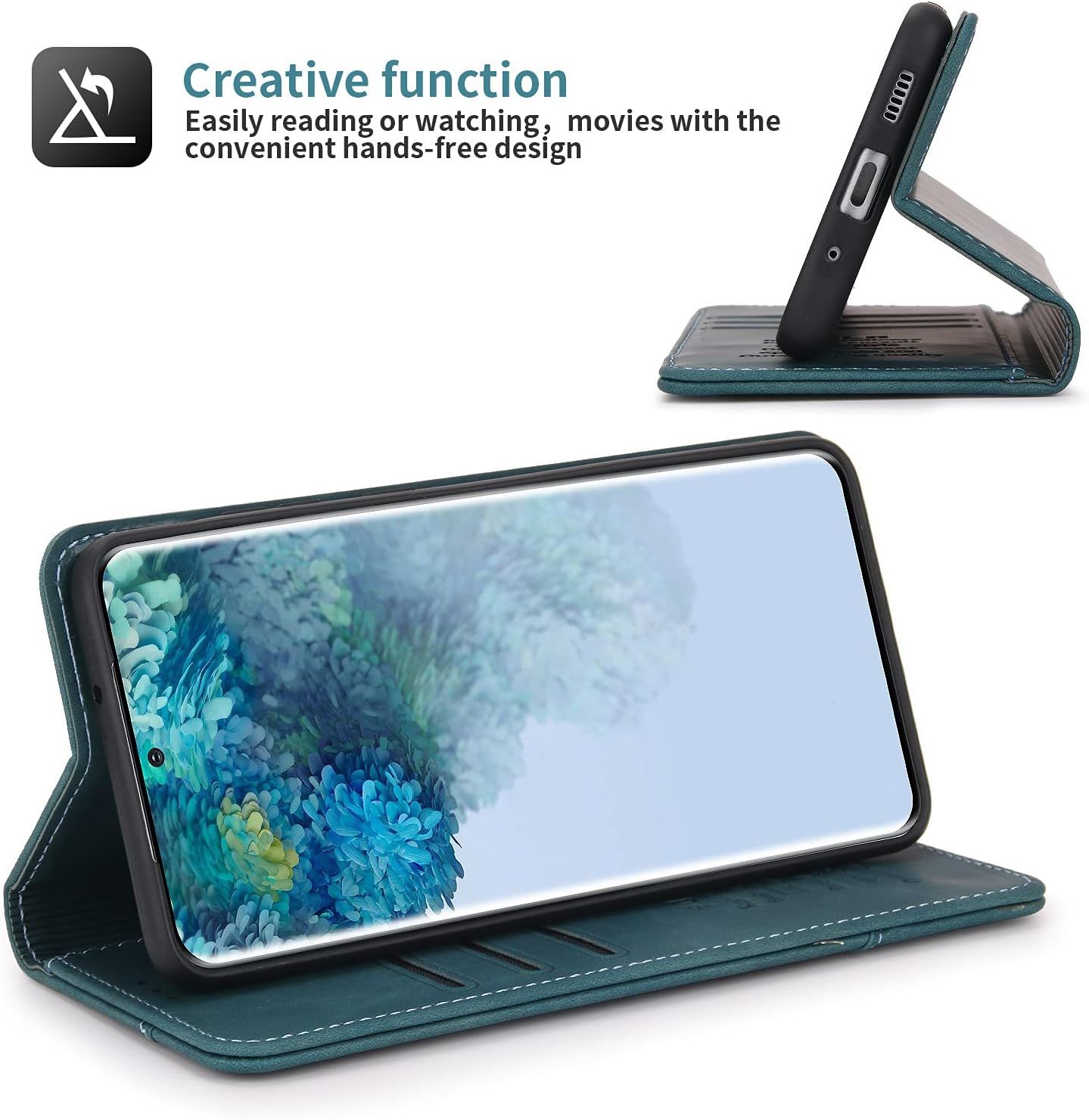 Coque Samsung Galaxy Note10 Plus Housse Etui Flip Kickstand ... - 2