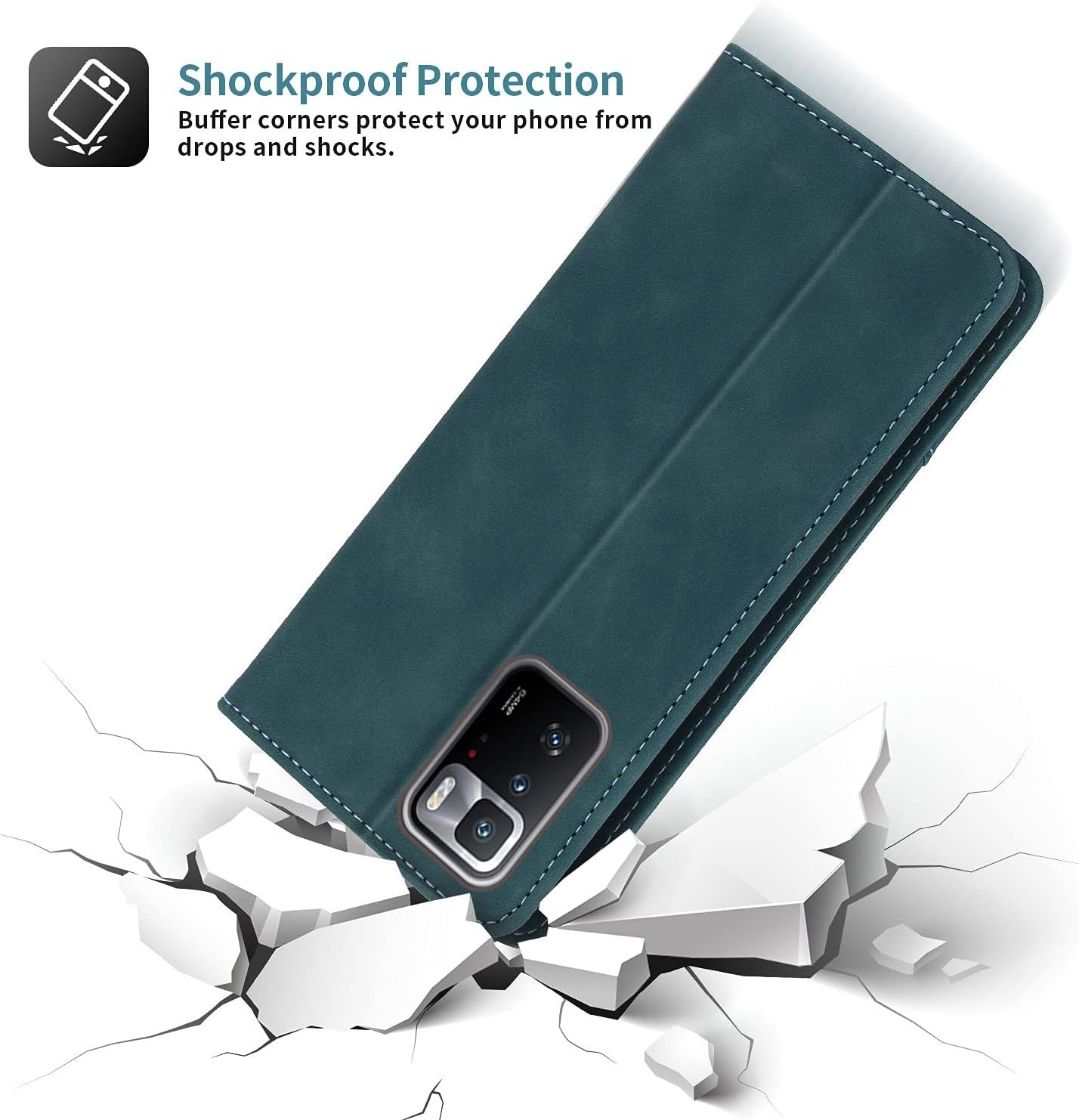 Coque Samsung Galaxy Note10 Plus Housse Etui Flip Kickstand ... - 4
