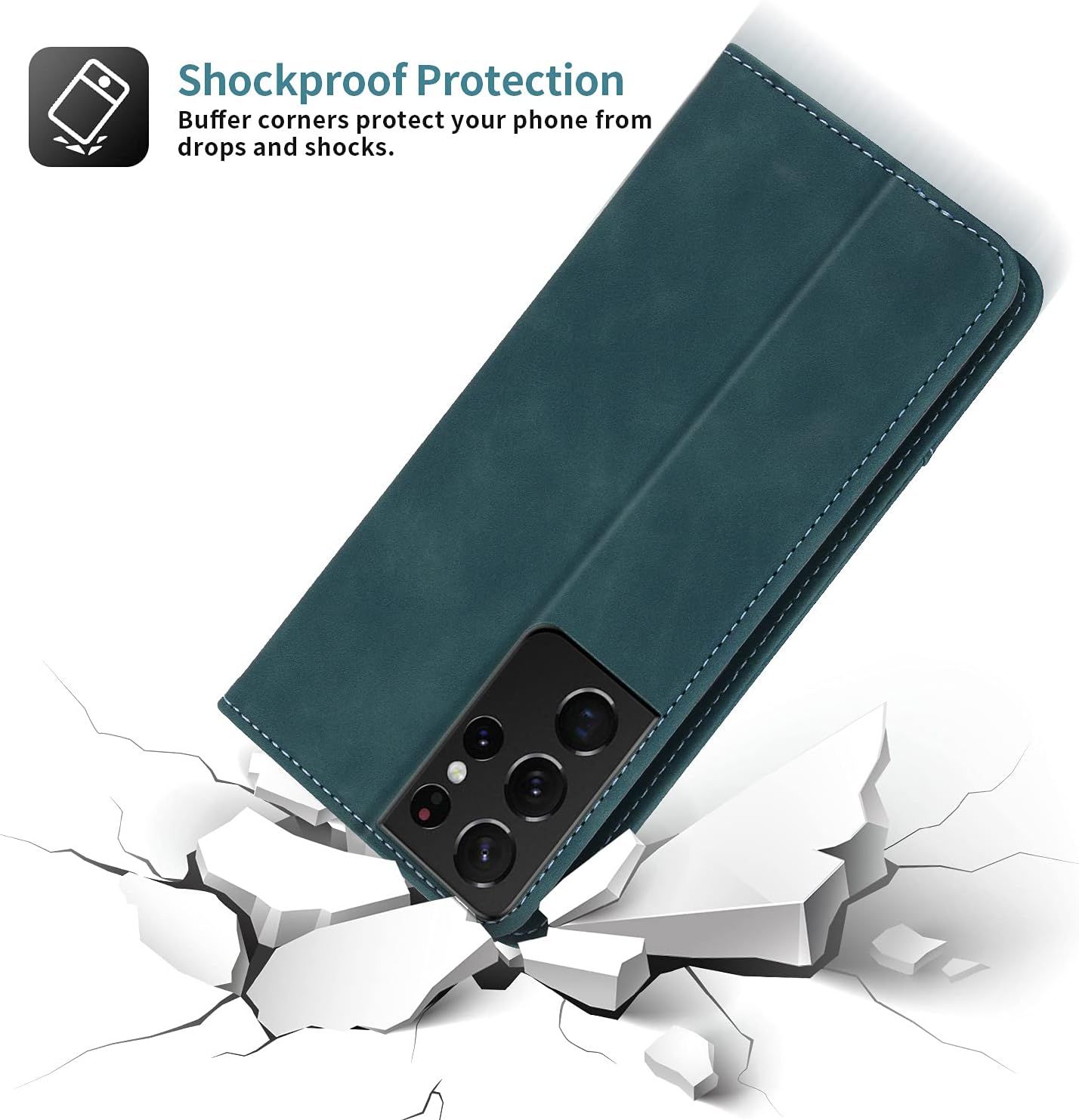Coque Samsung Galaxy Note20 Housse Etui Flip Kickstand Suppo... - 4