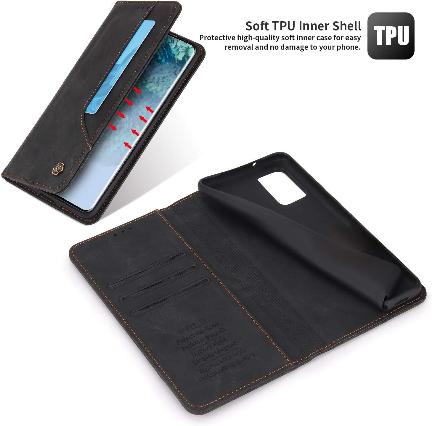 Coque Oneplus Nord N200 5g Housse Etui Flip Kickstand Suppor... - 3