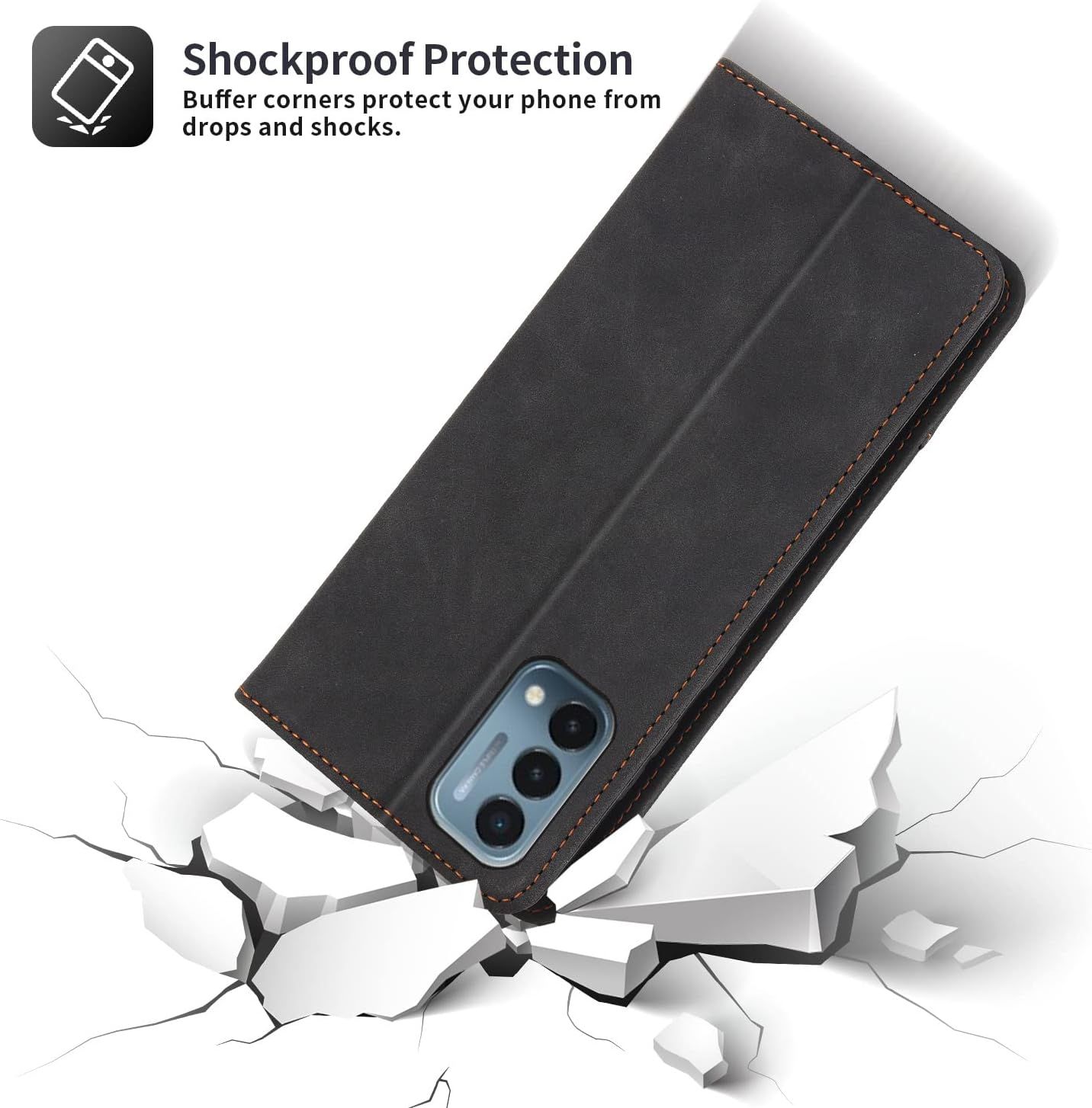 Coque Oneplus Nord N200 5g Housse Etui Flip Kickstand Suppor... - 4