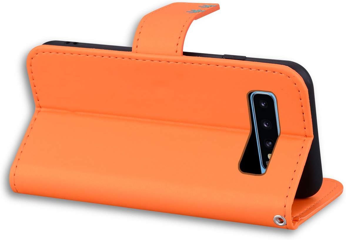 Coque Samsung Galaxy S10 Plus,Housse En Cuir 3d Grenouille D... - 6