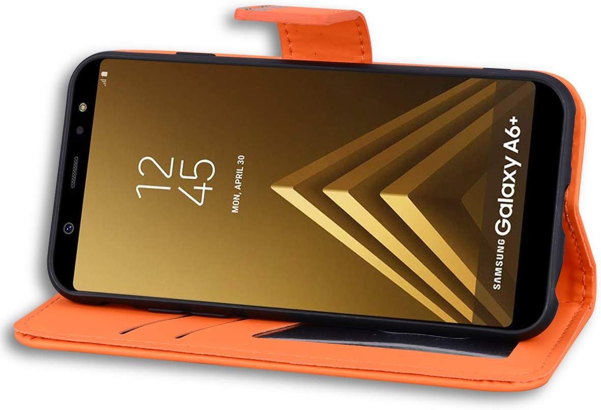 Coque Samsung Galaxy A6 Plus 2018,Housse En Cuir 3d Grenouil... - 6
