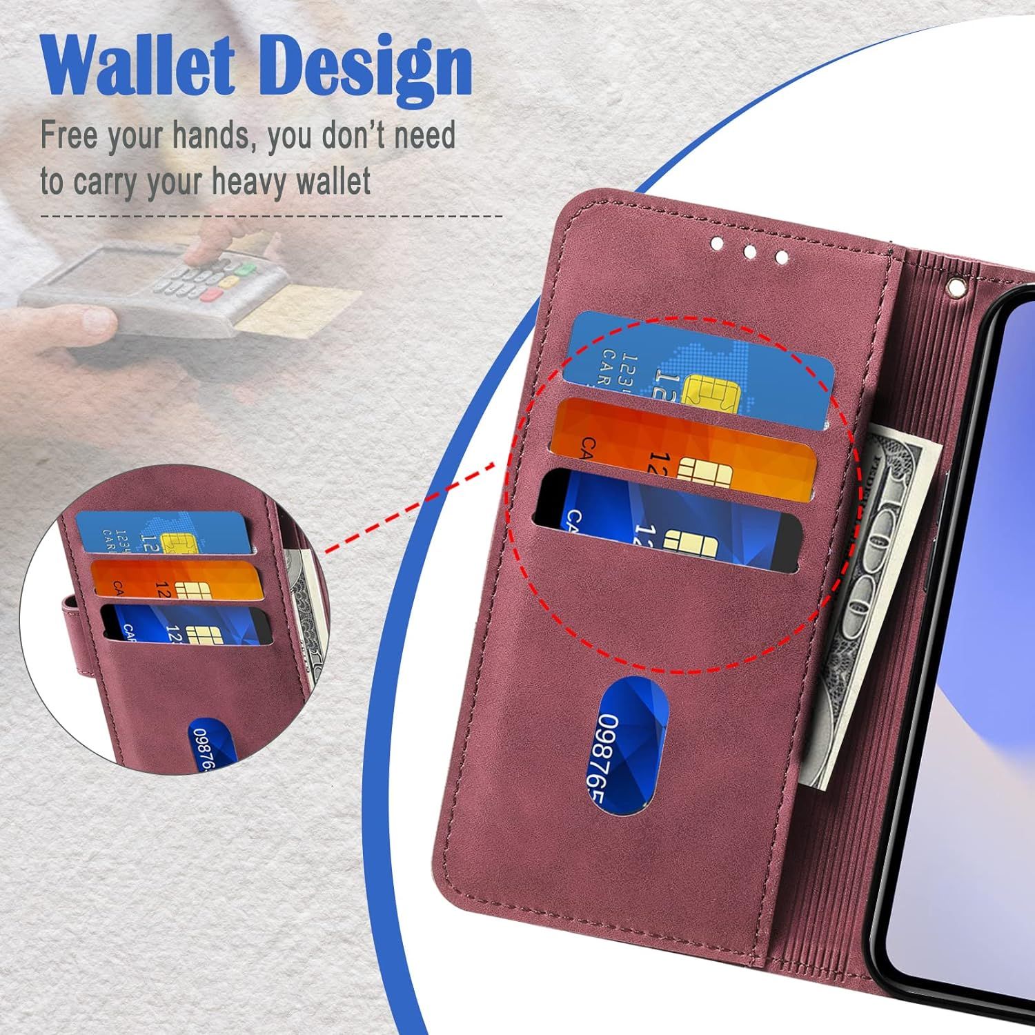 Coque Compatible Avec Oppo Realme 7 Pro, Portefeuille Housse... - 3
