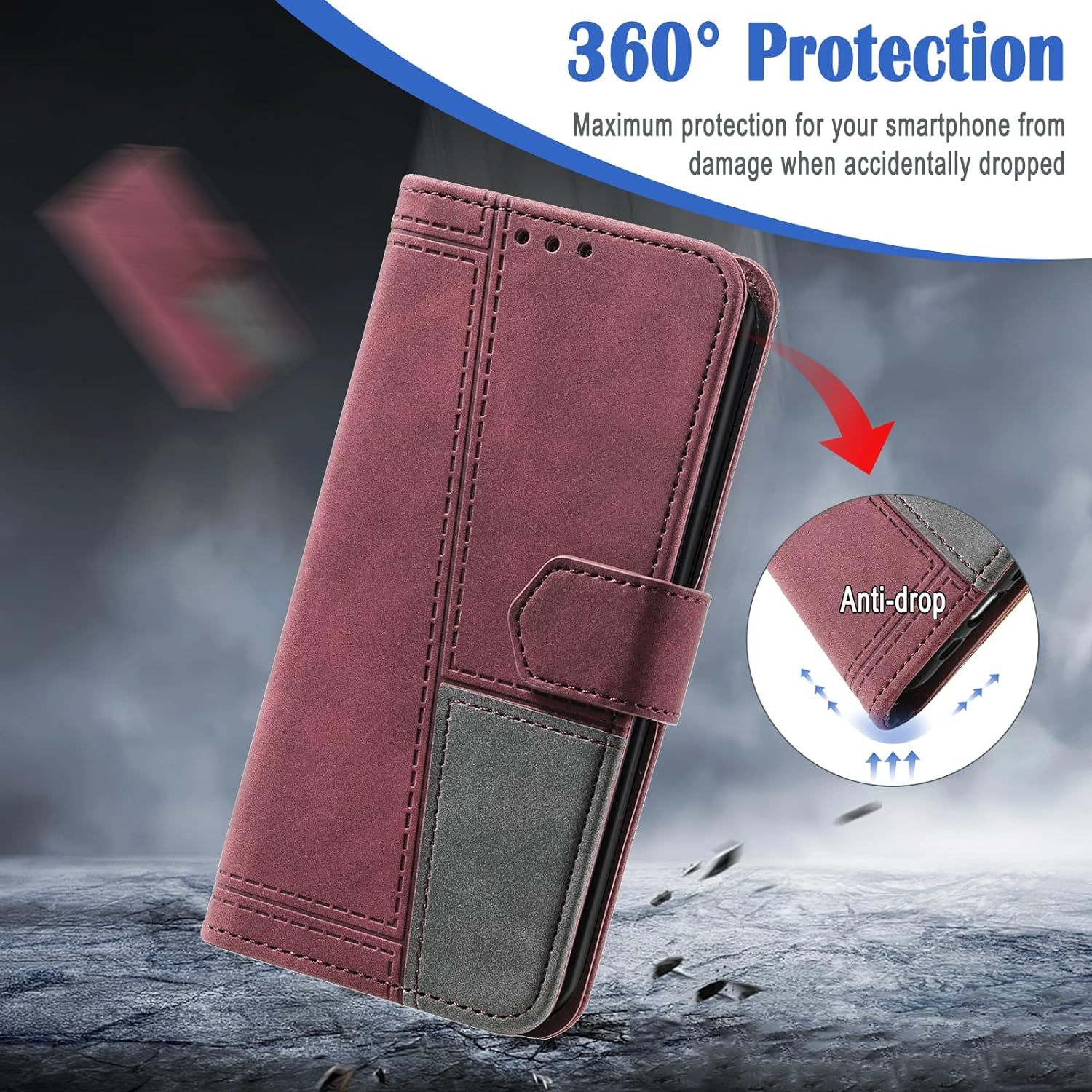 Coque Compatible Avec Oppo Realme 7 Pro, Portefeuille Housse... - 6