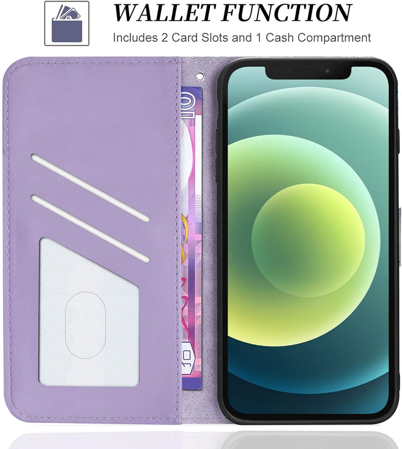 Coque Pour Iphone 12 Pro Max, Fleur Cerf Sika Animaux Motif ... - 3