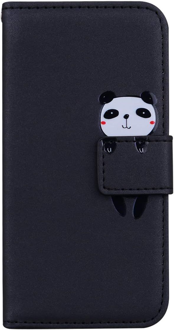 Coque Samsung Galaxy A6 Plus 2018,Housse En Cuir 3d Panda De...