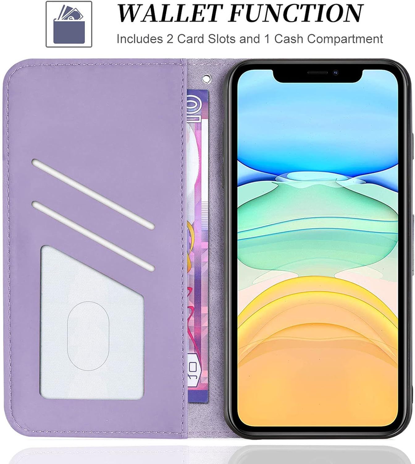 Coque Pour Iphone 11 Pro Max, Fleur Cerf Sika Animaux Motif ... - 3