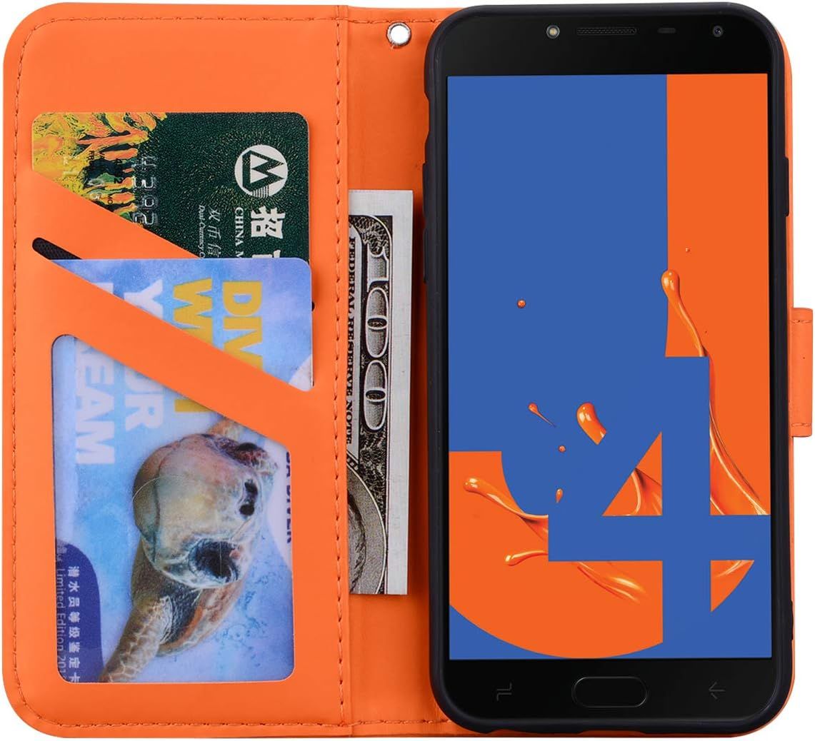 Coque Samsung Galaxy J4 2018,Housse En Cuir 3d Grenouille De... - 4