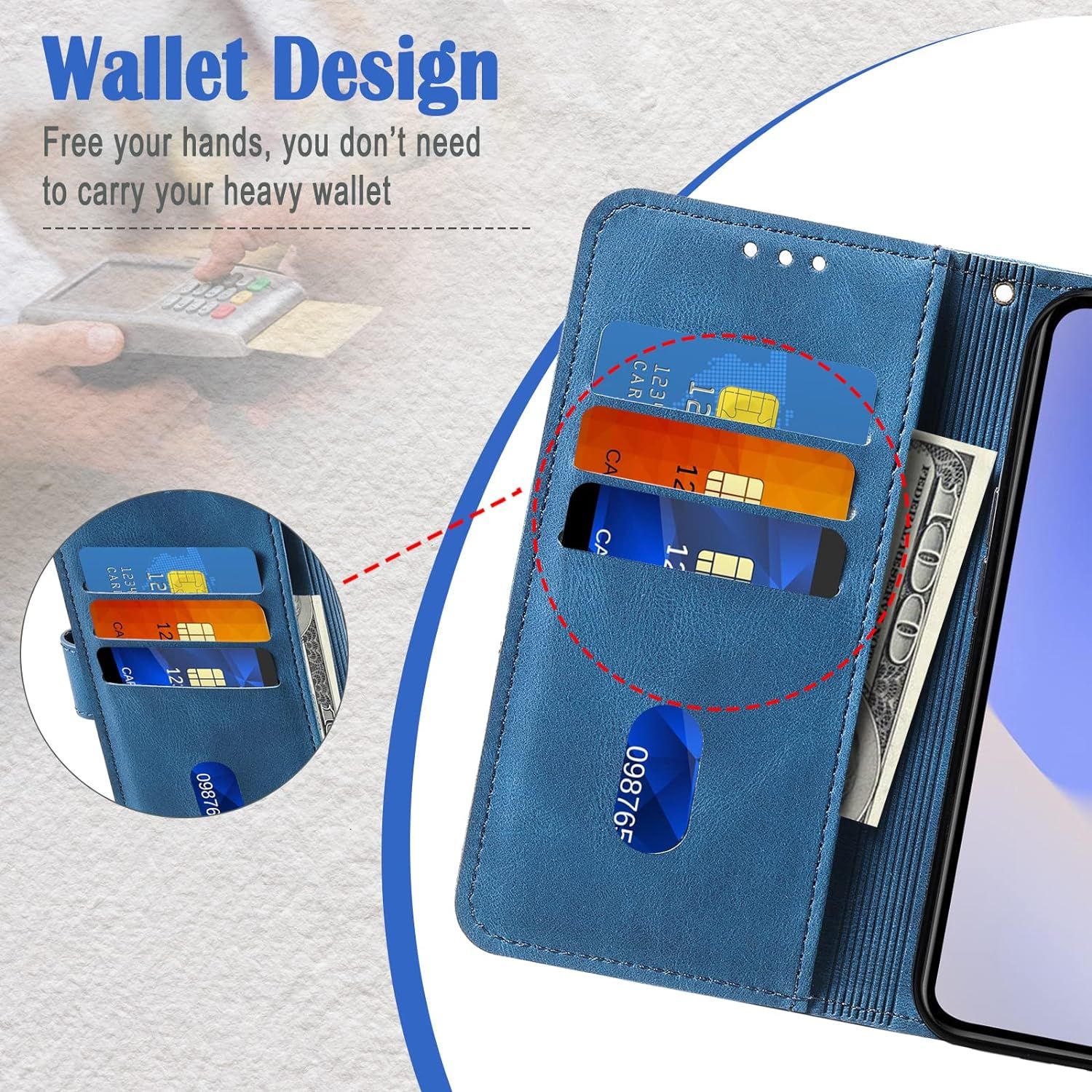 Coque Compatible Avec Oppo Realme 7 Pro, Portefeuille Housse... - 3